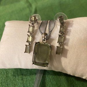 Ralph Lauren necklace and earring set